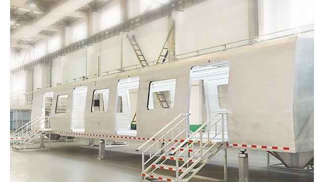 搅拌摩擦焊机焊接轨道交通行业铝配件-beat365数控